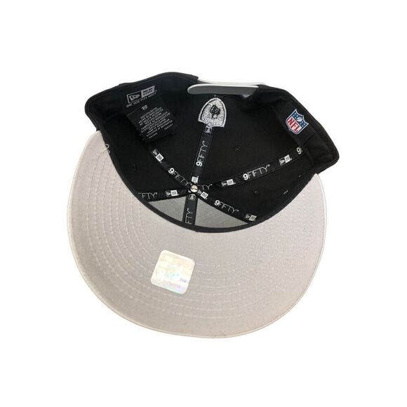 New Era Las Vegas Raiders 9FIFTY Adjustable Snapback Hat Cap One Size - Picture 5 of 5